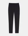 Lafayette 148 New York Manhattan Techno Stretch Twill Ankle Skinny Pants In Black