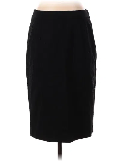 Pre-owned Lafayette 148 Formal Skirt In Black