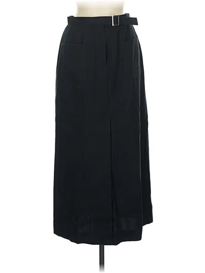 Pre-owned Lafayette 148 Formal Skirt In Black