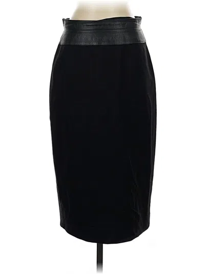 Pre-owned Lafayette 148 Formal Skirt In Black