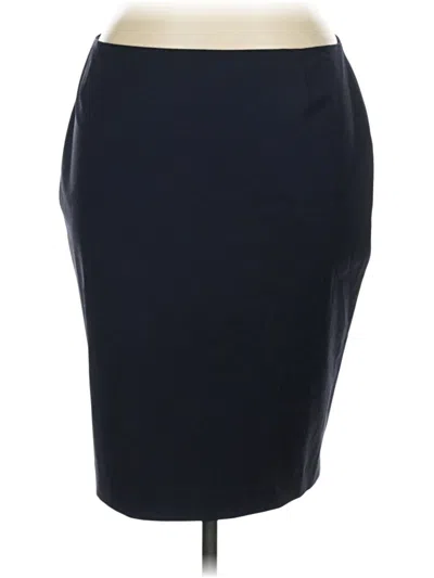 Pre-owned Lafayette 148 Formal Skirt In Black