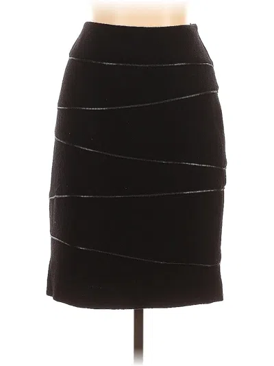 Pre-owned Lafayette 148 Formal Skirt In Black
