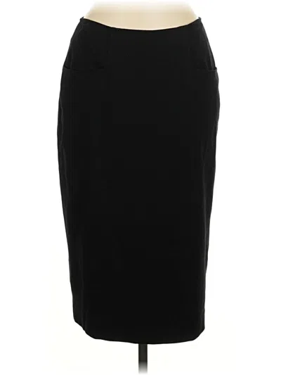 Pre-owned Lafayette 148 Formal Skirt In Black
