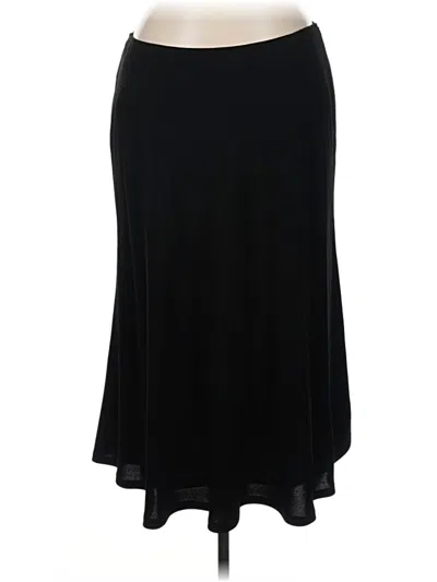 Pre-owned Lafayette 148 Formal Skirt In Black