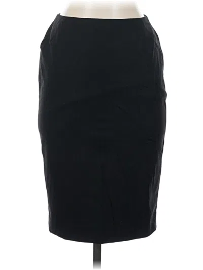 Pre-owned Lafayette 148 Formal Skirt In Black