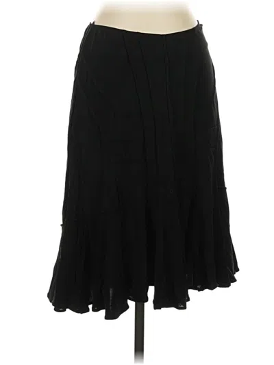 Pre-owned Lafayette 148 Formal Skirt In Black