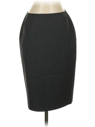 Pre-owned Lafayette 148 Formal Skirt In Black