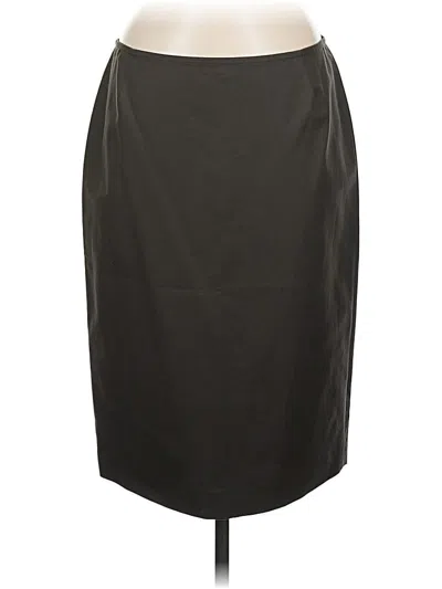Pre-owned Lafayette 148 Formal Skirt In Black