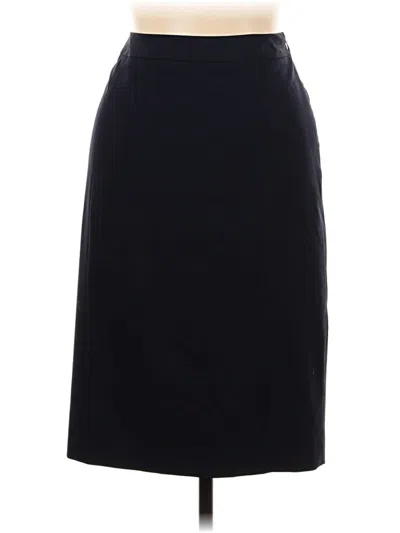 Pre-owned Lafayette 148 Formal Skirt In Black