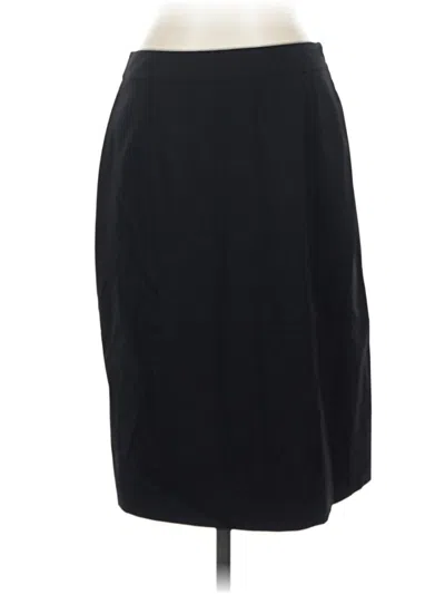 Pre-owned Lafayette 148 Formal Skirt In Black