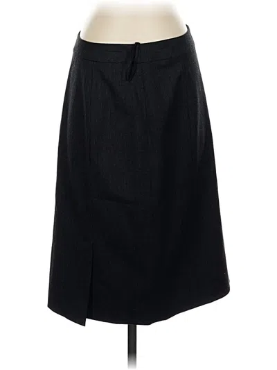 Pre-owned Lafayette 148 Formal Skirt In Black