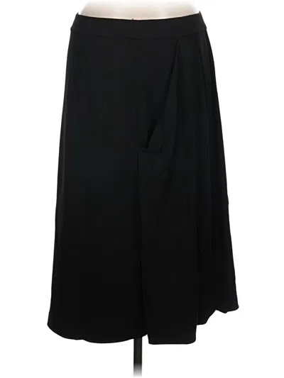Pre-owned Lafayette 148 Formal Skirt In Black