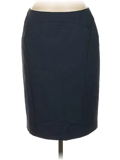 Pre-owned Lafayette 148 Formal Skirt In Gray