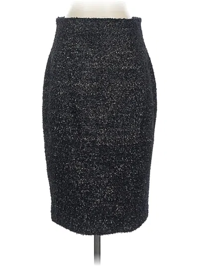 Pre-owned Lafayette 148 Formal Skirt In Gray