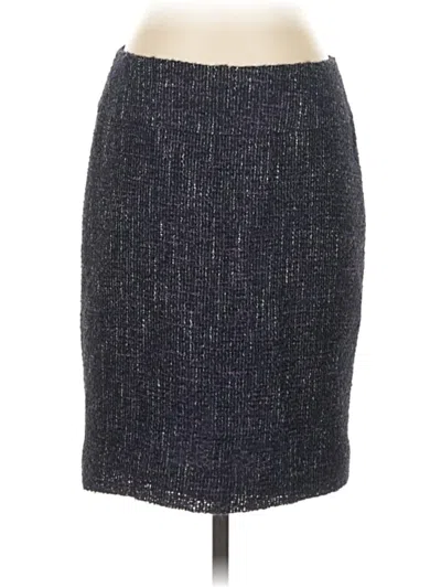 Pre-owned Lafayette 148 Formal Skirt In Gray