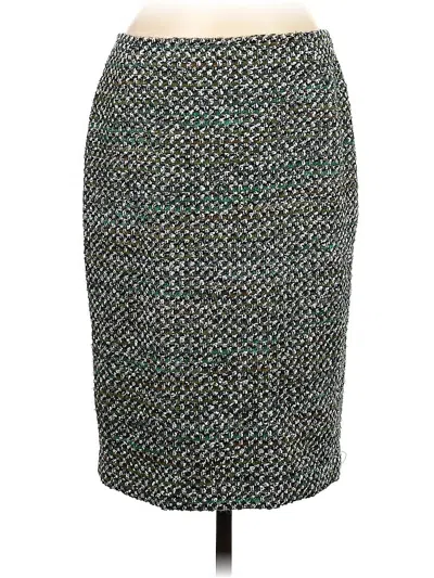 Pre-owned Lafayette 148 Formal Skirt In Green