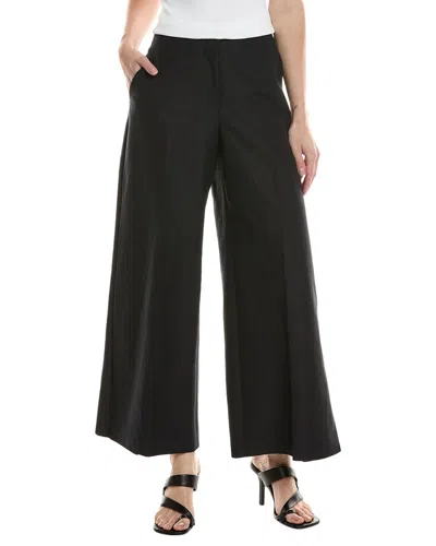 LAFAYETTE 148 FRANKLIN SILK & LINEN-BLEND WIDE LEG ANKLE PANT