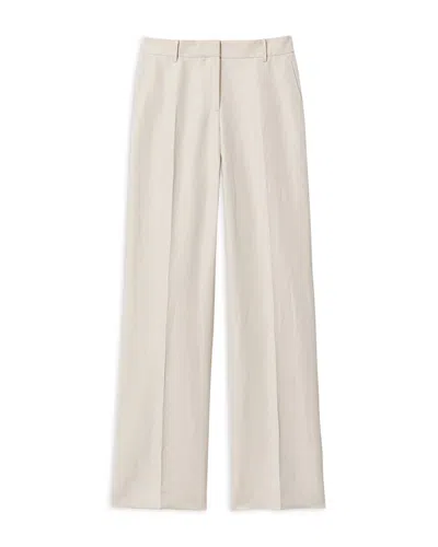 Lafayette 148 Gates Full Leg Pants In Pearl