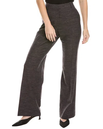 LAFAYETTE 148 GATES FULL LEG WOOL & LINEN-BLEND PANT