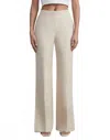 Lafayette 148 Gates Side Slit Flared Pants In Dune In Multi