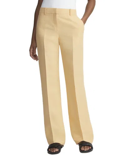 LAFAYETTE 148 GATES SILK & LINEN-BLEND FULL LEG PANT