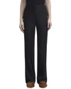 Lafayette 148 New York Gates Wool-blend Full Leg Pant In Black