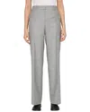 Lafayette 148 Gates Wool-blend Full Leg Pant In Gray