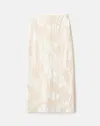Lafayette 148 Glacial Sequin Midi Pencil Skirt In Neutral