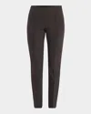 Lafayette 148 Acclaimed Stretch Gramercy Pant In Carbon