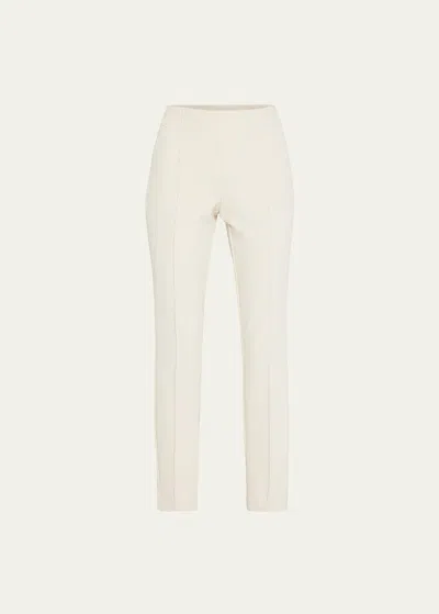 Lafayette 148 Gramercy Acclaimed-stretch Pants In Sand