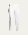 Lafayette 148 Gramercy Acclaimed-stretch Pants In White