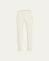 Lafayette 148 Gramercy Acclaimed-stretch Pants In White