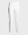 Lafayette 148 Gramercy Acclaimed-stretch Pants In White