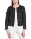 Lafayette 148 Griffith Jacket In Blue