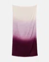 Lafayette 148 Hand Dip Dyed Sequin Wool Shawl In Violet Ash Multi