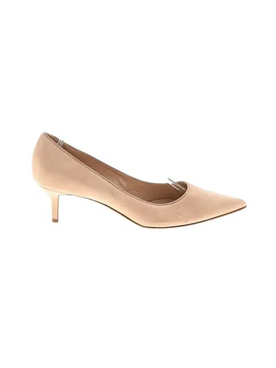 Pre-owned Lafayette 148 Heels In Tan