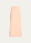 Lafayette 148 Bias-cut Organic Silk Georgette Maxi Skirt In Bluff Pink