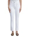 Lafayette 148 Mercer High Rise Kick Flare Jeans In Washed Plaster