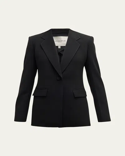 Lafayette 148 Holder Single-button Jacket In Black