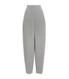 Lafayette 148 Houndstooth Cooper Barrel-leg Trousers In Gray