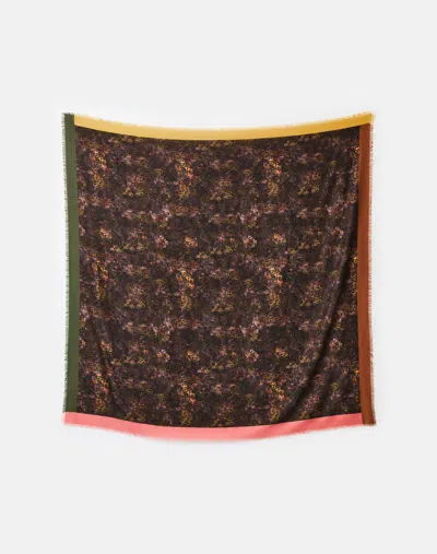 Lafayette 148 Impression Print Cashmere-silk Scarf In Multi