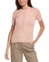 Lafayette 148 Intarsia Cashmere-blend Sweater In Bluff Pink In Multi