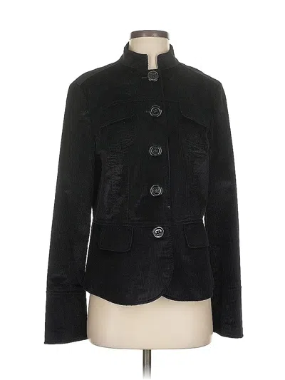 Pre-owned Lafayette 148 Jacket In Black