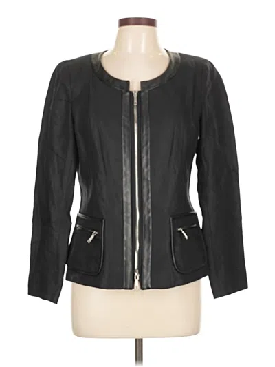 Pre-owned Lafayette 148 Jacket In Black