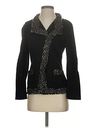 Pre-owned Lafayette 148 Jacket In Black