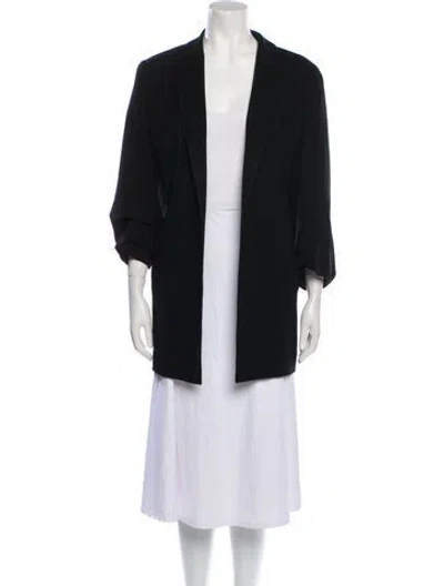 Pre-owned Lafayette 148 Jacket In Black