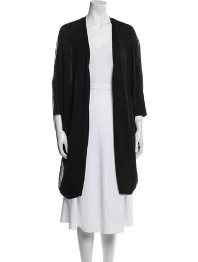 Pre-owned Lafayette 148 Jacket In Black