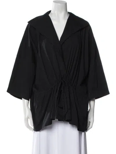 Pre-owned Lafayette 148 Jacket In Black