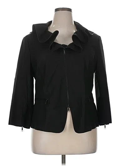 Pre-owned Lafayette 148 Jacket In Black