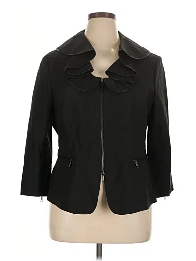 Pre-owned Lafayette 148 Jacket In Black